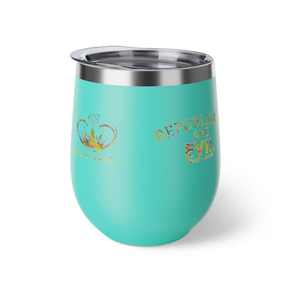 Gavin Scott REPUBLICANS ARE EVIL Insulated Copper Cup, 12oz