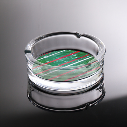 Gavin Scott Round Glass Ashtray with 3 Slots