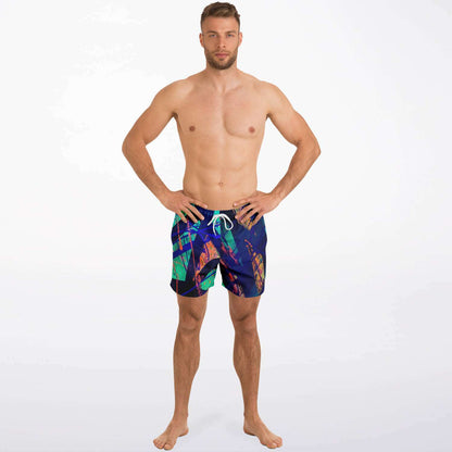 Gavin Scott Square Cut Swim Trunks (Masc XS-3XL)