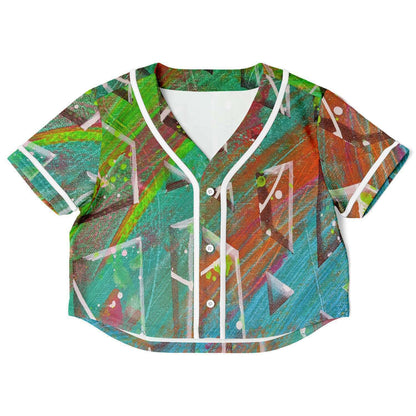 Gavin Scott Cropped Baseball Jersey (Femme XS-XL)