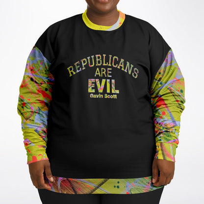 Gavin Scott REPUBLICANS ARE EVIL Sweater (Genderless 2XL-6XL)