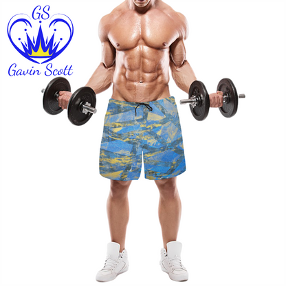 Gavin Scott Quick Drying Swim Trunks / Beach Shorts (Masc S-2XL)