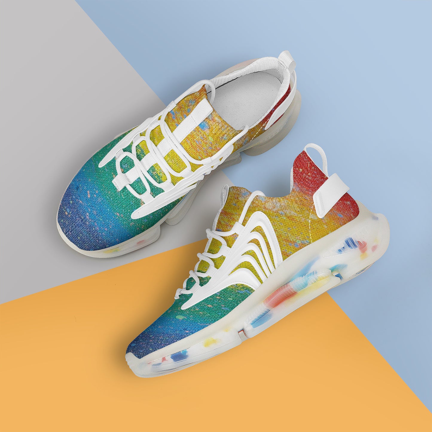 Gavin Scott PRIDE Air Max React Sneakers - White