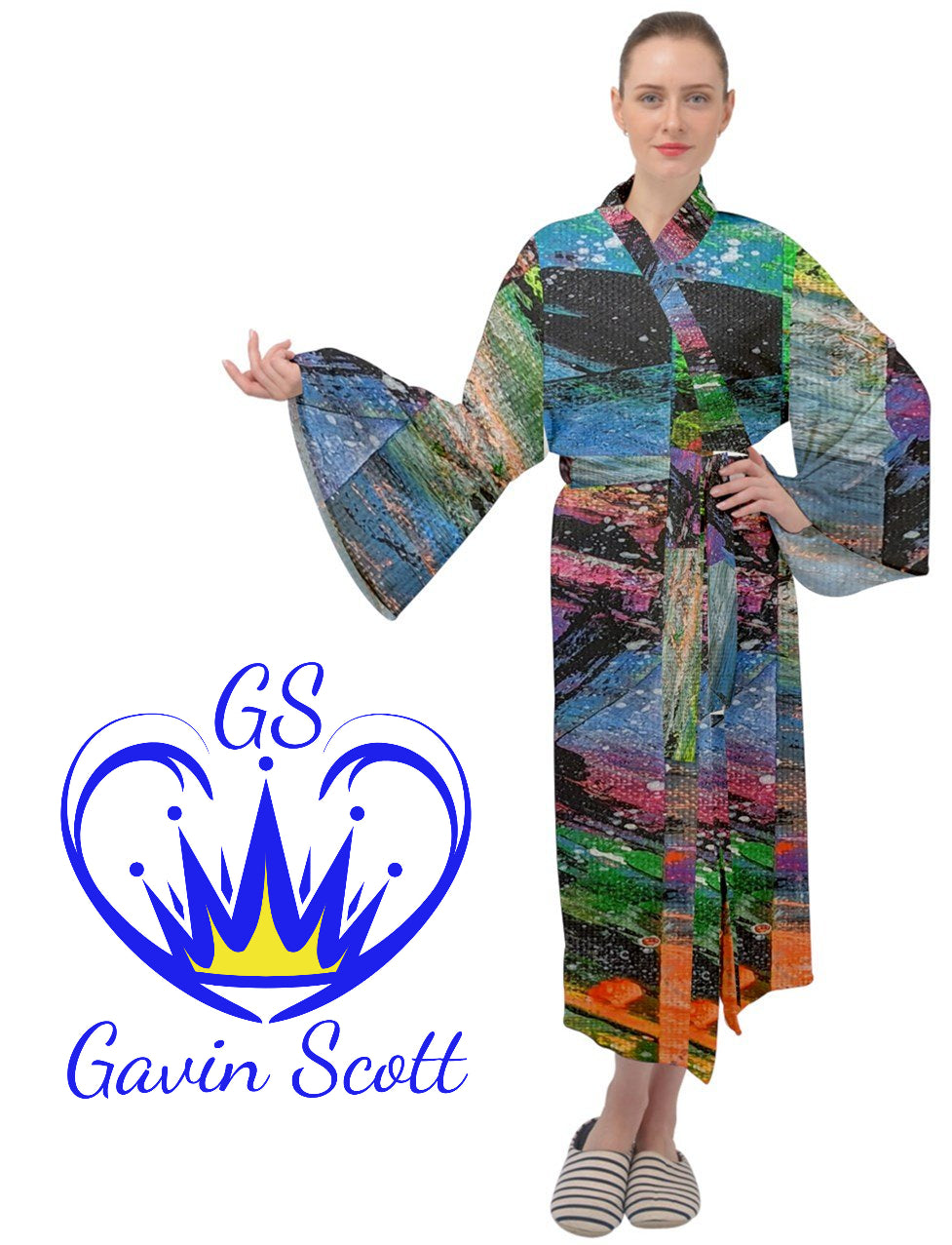 Gavin Scott Chic KiKi Velvet Kimono (Genderless XS-3XL)