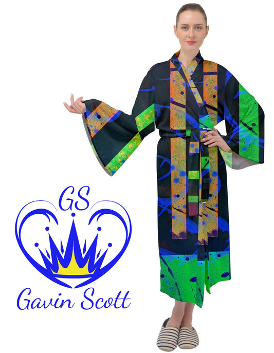 Gavin Scott Chic KiKi Velvet Kimono (Genderless XS-3XL)