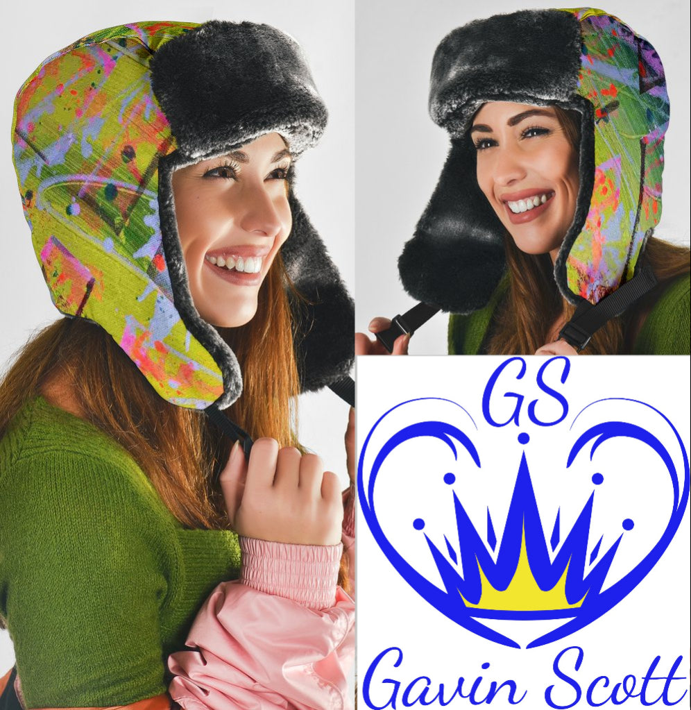 Gavin Scott Funky Faux Fur Trapper Hat