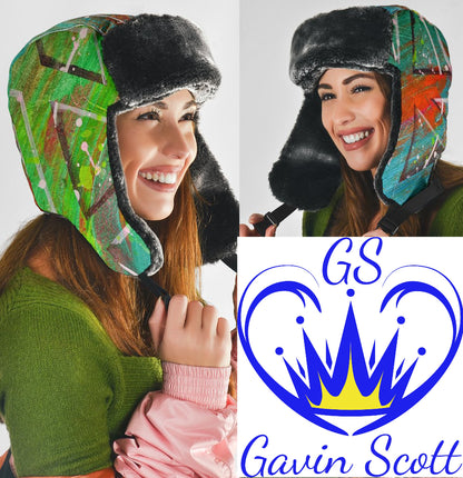 Gavin Scott Funky Faux Fur Trapper Hat