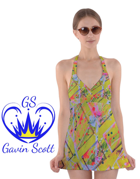 Gavin Scott Halter Dress Bather (Femme XS-3XL)