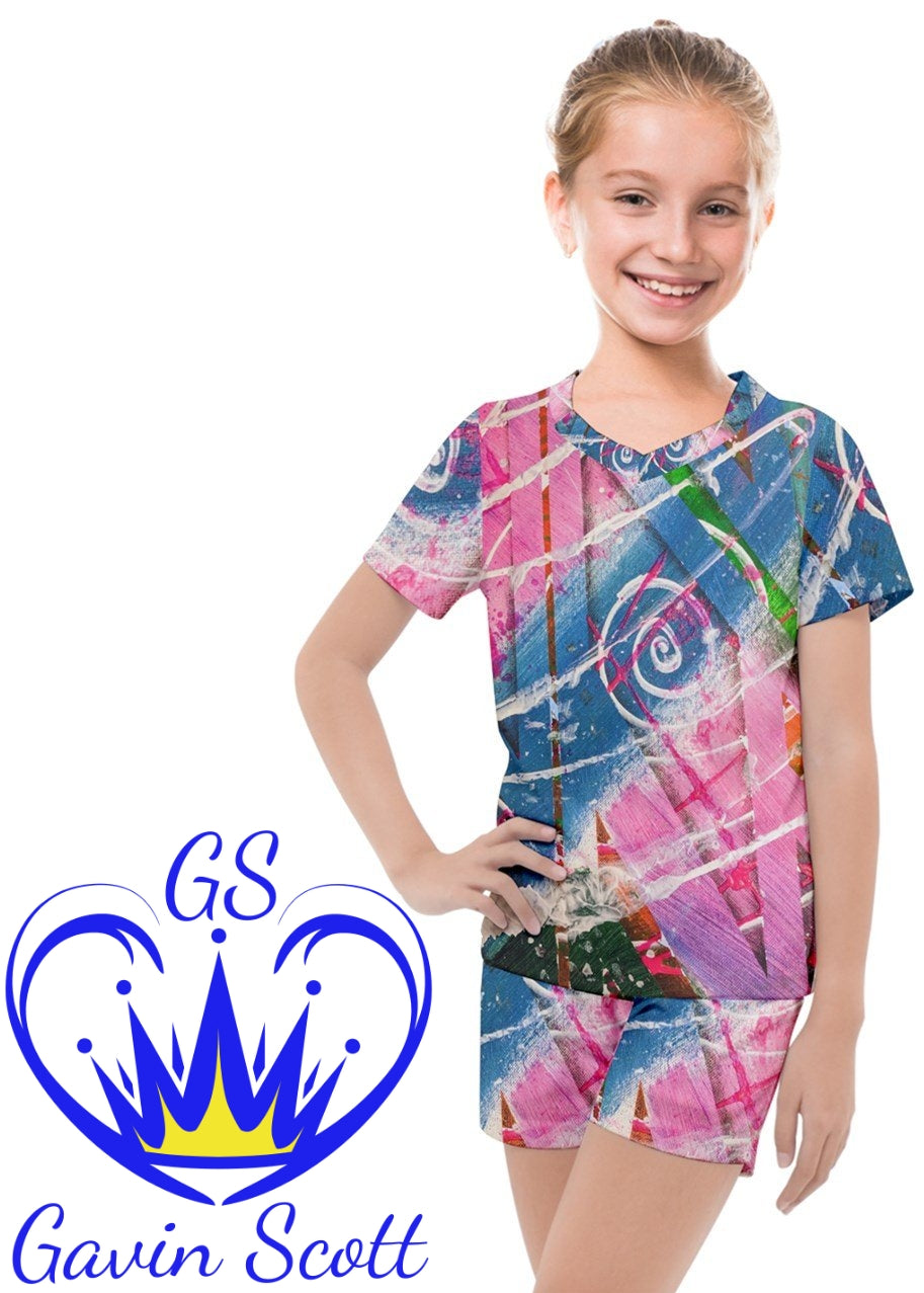 Gavin Scott Mesh Tee and Shorts Set (Youth/Petite Genderless 2-16)