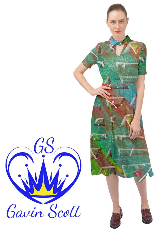 Gavin Scott Keyhole Wonder Dress (Femme XS-3XL)