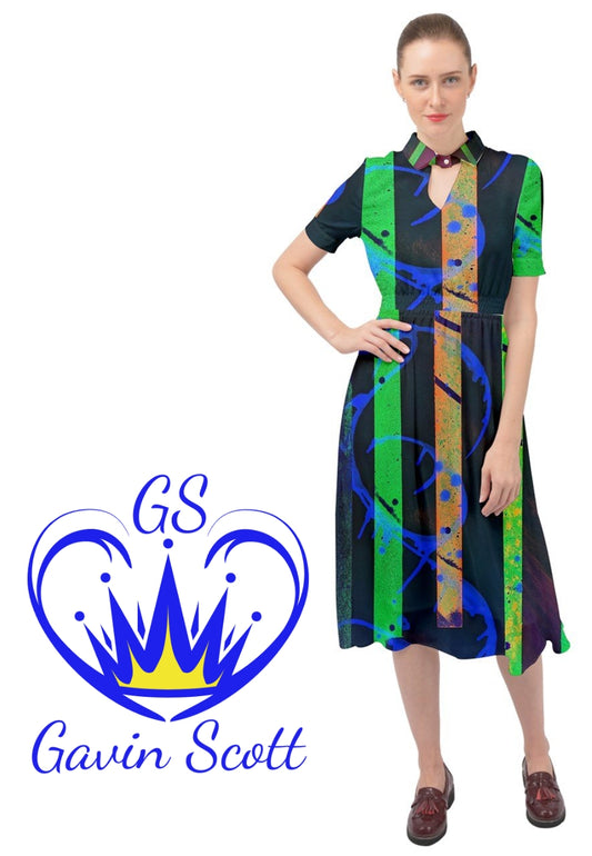 Gavin Scott Keyhole Wonder Dress (Femme XS-3XL)