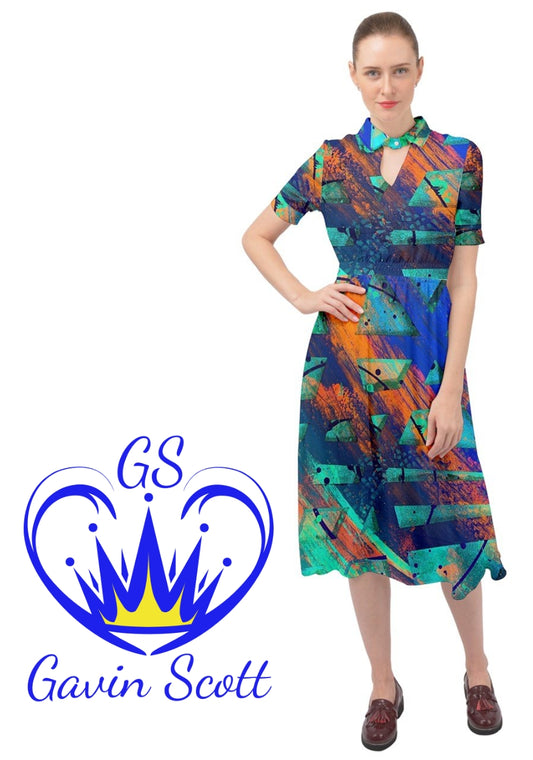 Gavin Scott Keyhole Wonder Dress (Femme XS-3XL)