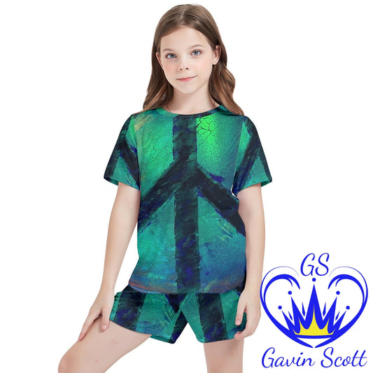 Gavin Scott Mesh Tee and Shorts Set (Youth/Petite Genderless 2-16)