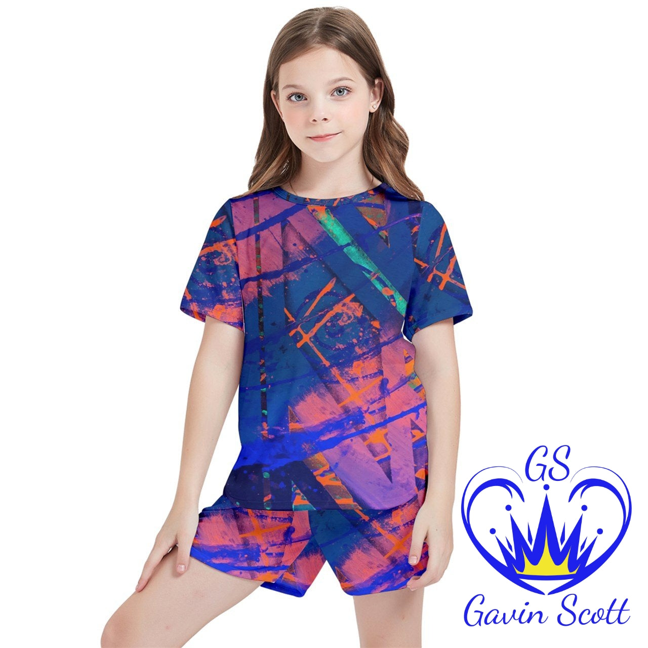 Gavin Scott Mesh Tee and Shorts Set (Youth/Petite Genderless 2-16)