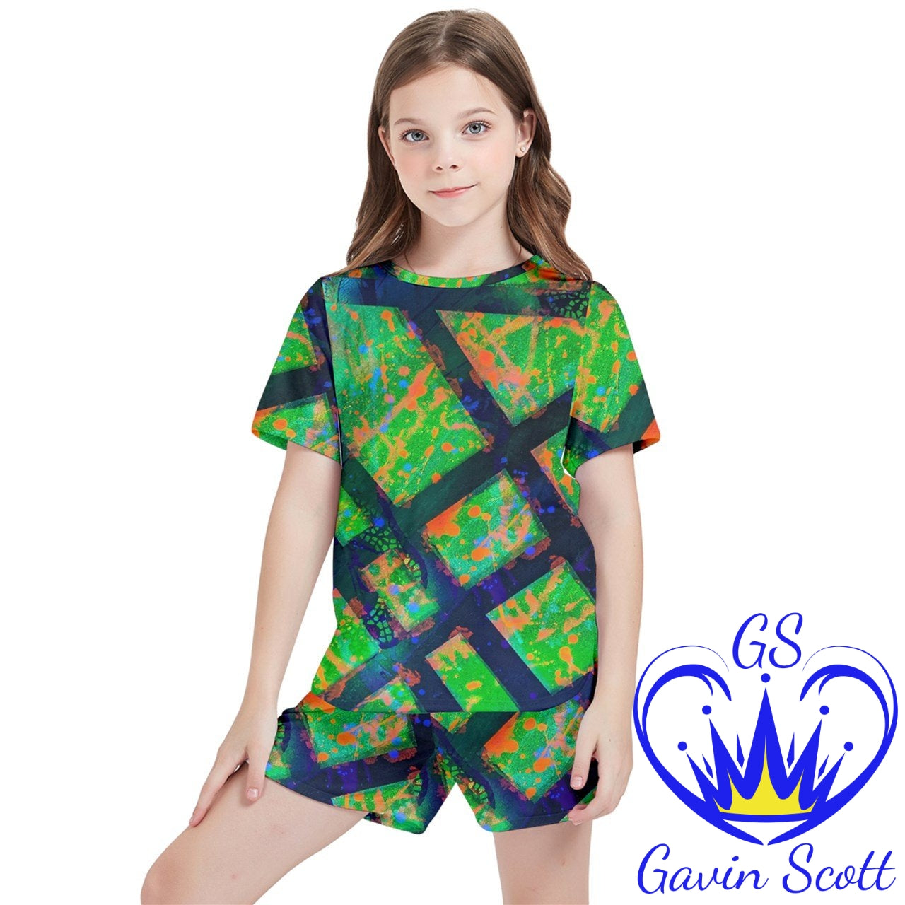 Gavin Scott Mesh Tee and Shorts Set (Youth/Petite Genderless 2-16)