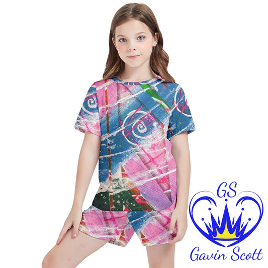 Gavin Scott Mesh Tee and Shorts Set (Youth/Petite Genderless 2-16)