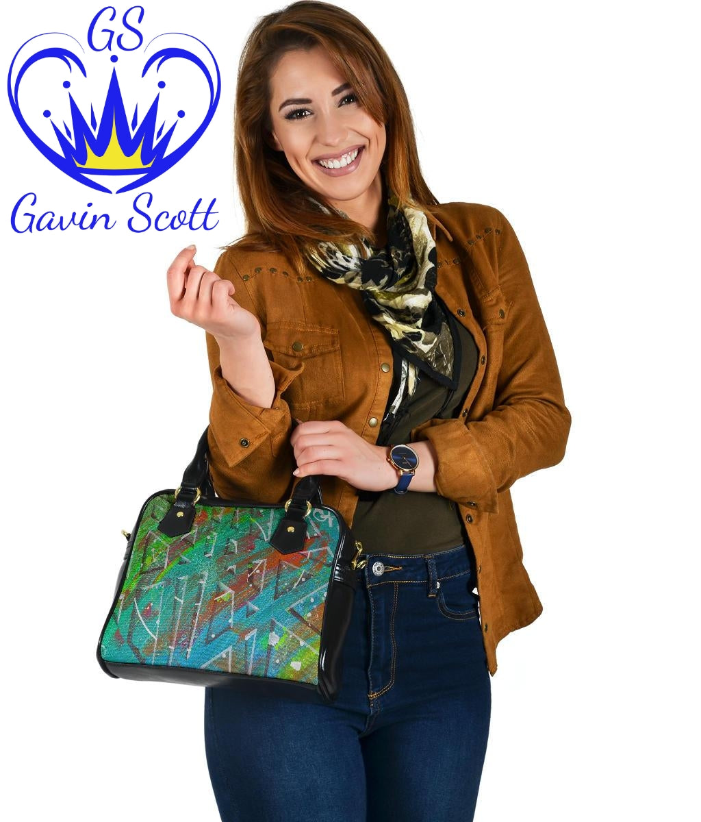Gavin Scott Vegan Leather Shoulder Handbag