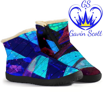 Gavin Scott Funky Faux Fur Slip-on Boots
