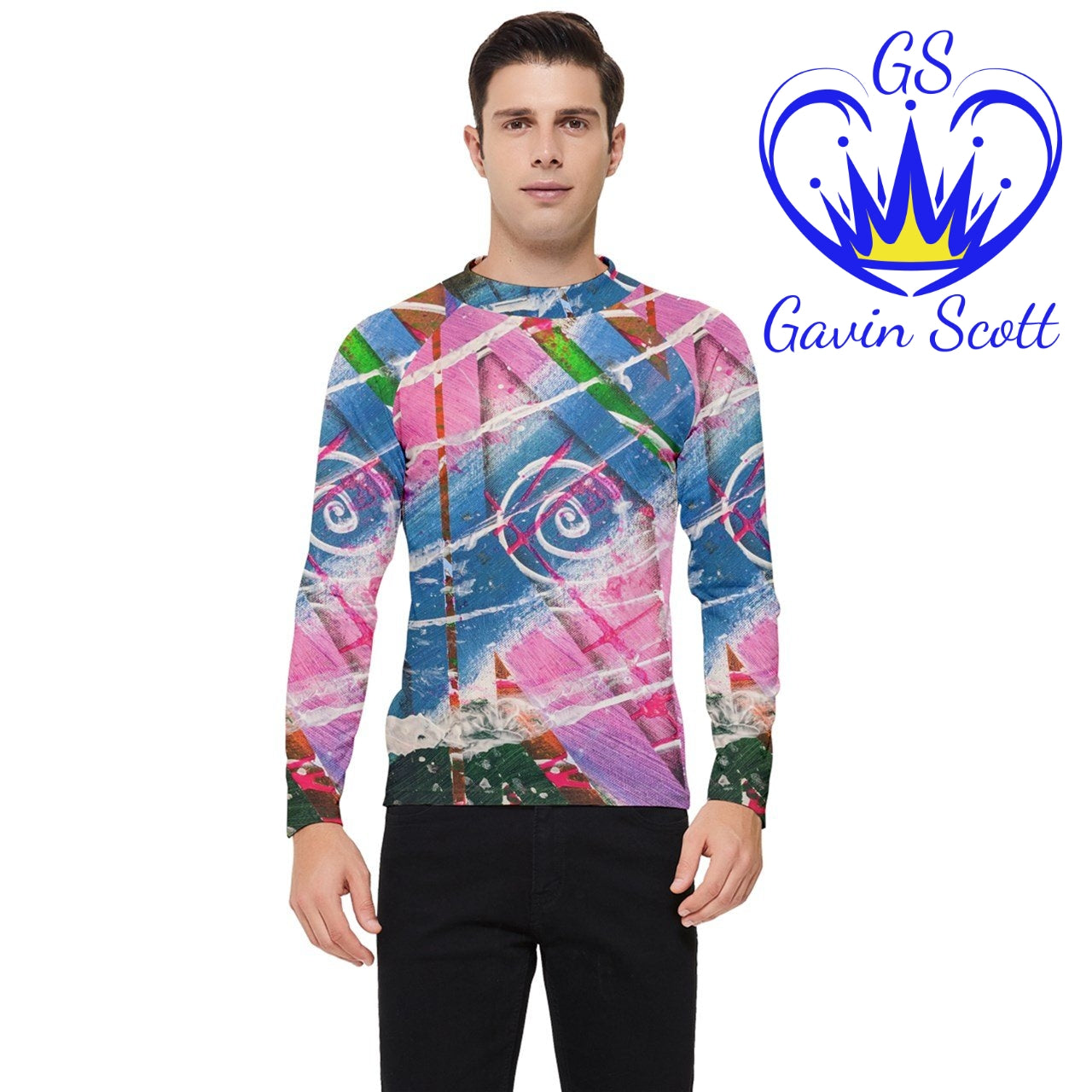 Gavin Scott Long Sleeve Rash Guard (Masc XS-5XL)