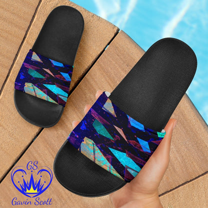 Gavin Scott Slide On Sandals - Black