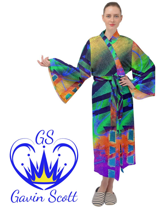 Gavin Scott Chic KiKi Velvet Kimono  (Genderless XS-3XL)