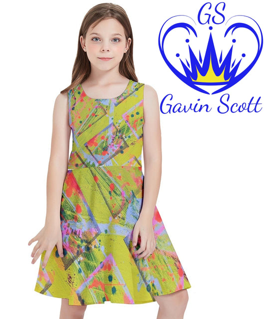 Gavin Scott Sunshine Skater Dress (Youth/Petite Femme 2-18)