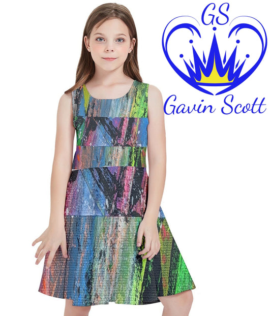 Gavin Scott Sunshine Skater Dress (Youth/Petite Femme 2-18)