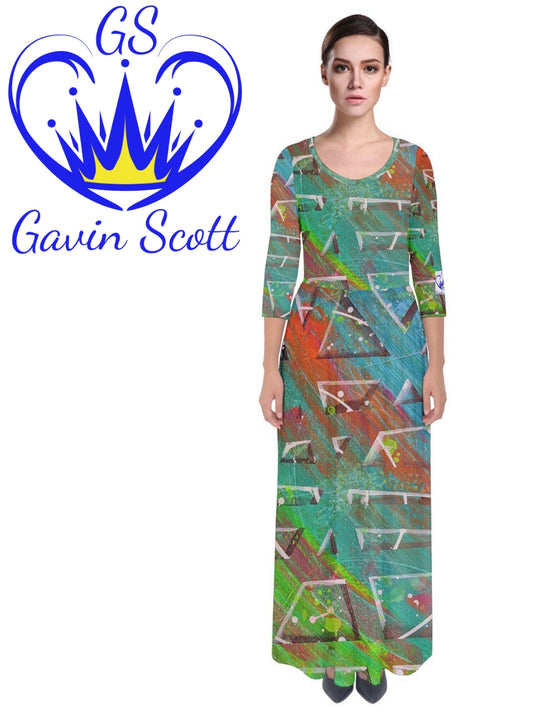 Gavin Scott Classic Full Length Dress (Femme XS-5XL)