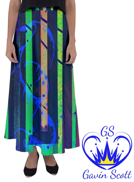 Gavin Scott Flared Maxi Skirt (Femme XS-5XL)