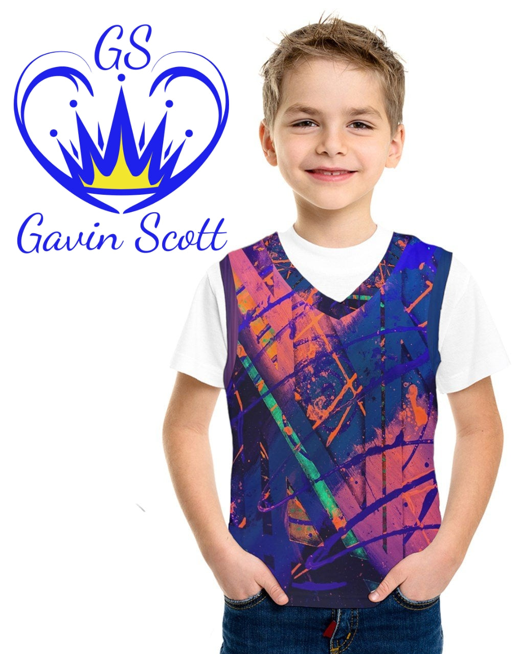 Gavin Scott Sport Mesh Tank Top (Youth/Petite Genderless 2-18)