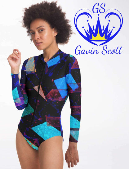 Gavin Scott Long Sleeve Festival Catsuit w/UPF 50+  (Femme XS-XL)
