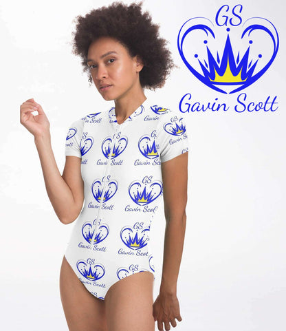 Gavin Scott ICONIC Short Sleeve Festival Catsuit w/UPF 50+ Sun Protection (Femme XS-XL)