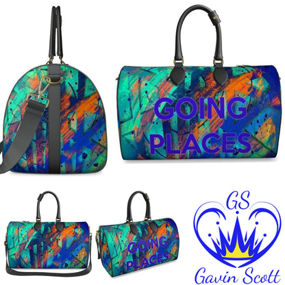 Gavin Scott Deluxe Leather GOING PLACES Duffel Bags