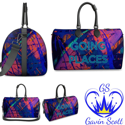 Gavin Scott Deluxe Leather GOING PLACES Duffel Bags