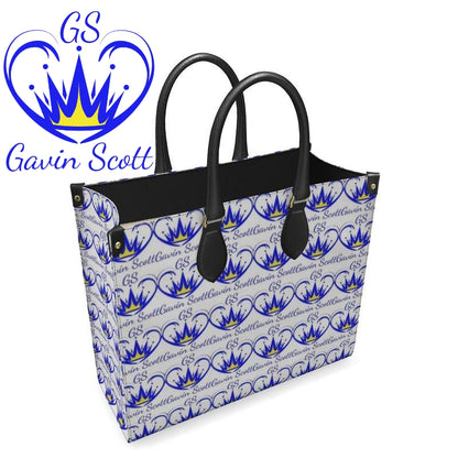 Gavin Scott ICONIC 100% Genuine Nappa Leather Shopping Tote (2 Size Options)