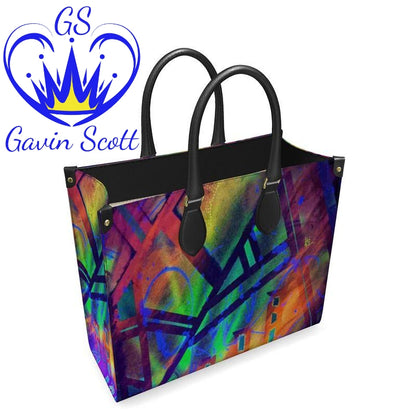 Gavin Scott 100% Genuine Nappa Leather Shopping Tote (2 Size Options)