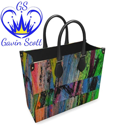 Gavin Scott 100% Genuine Nappa Leather Shopping Tote (2 Size Options)