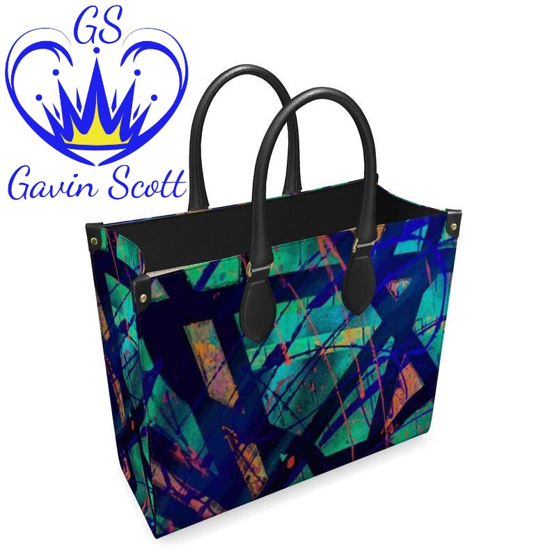 Gavin Scott Deluxe Leather Shopping Tote