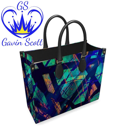 Gavin Scott 100% Genuine Nappa Leather Shopping Tote (2 Size Options)