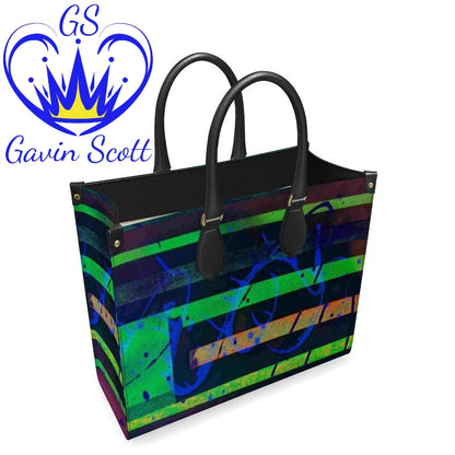 Gavin Scott 100% Genuine Nappa Leather Shopping Tote (2 Size Options)