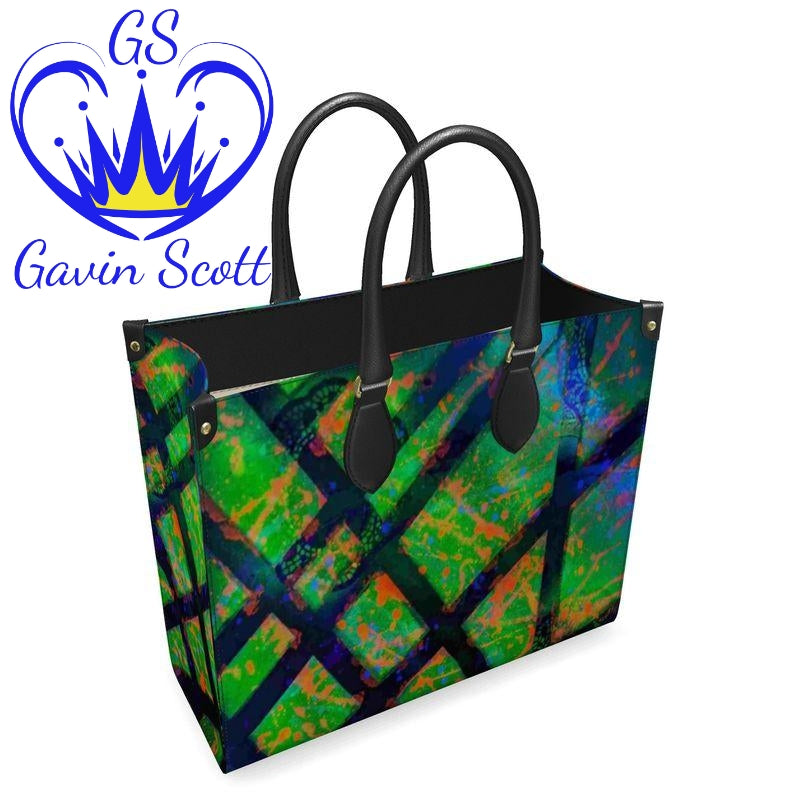 Gavin Scott Deluxe Leather Shopping Tote