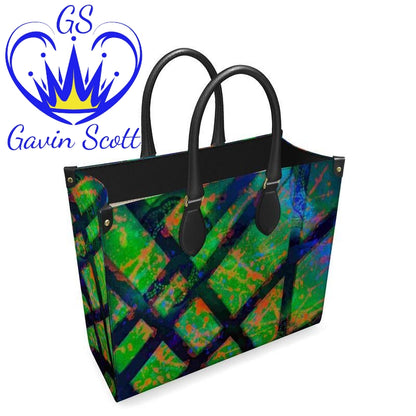Gavin Scott 100% Genuine Nappa Leather Shopping Tote (2 Size Options)
