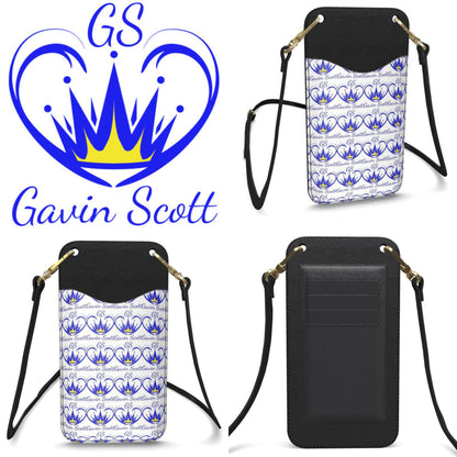 Gavin Scott Deluxe Leather Crossbody Phone Pouch