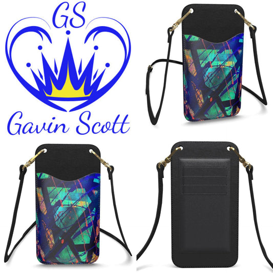 Gavin Scott Deluxe Leather Crossbody Phone Pouch