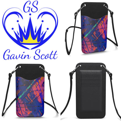 Gavin Scott Deluxe Leather Crossbody Phone Pouch
