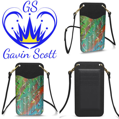 Gavin Scott Deluxe Leather Crossbody Phone Pouch