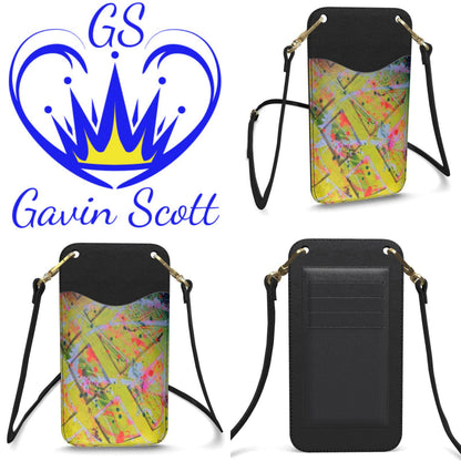 Gavin Scott Deluxe Leather Crossbody Phone Pouch