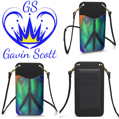 Gavin Scott Deluxe Leather Crossbody Phone Pouch
