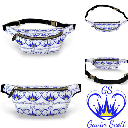 Gavin Scott ICONIC 100% Genuine Nappa Leather Bum Bag / Fanny Pack / Crossbody Bag