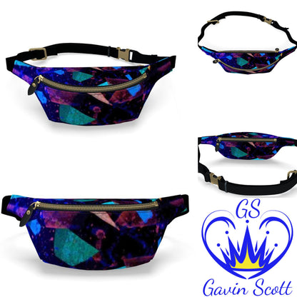 Gavin Scott 100% Genuine Nappa Leather Bum Bag / Fanny Pack / Crossbody Bag